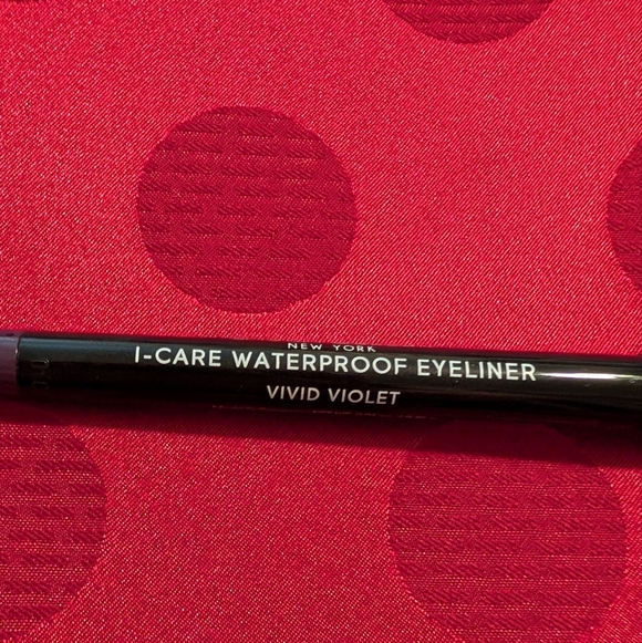 💜 Vivid Violet I-care Waterproof Eyeliner Laura Geller 🆕 Purple Eyeliner - Picture 4 of 7